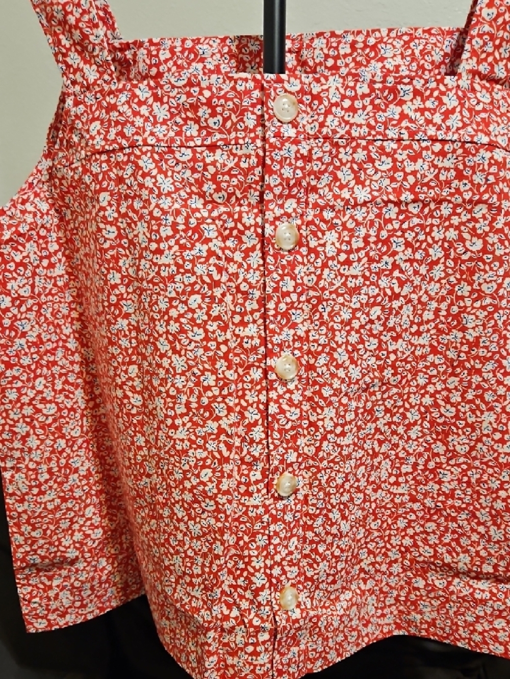torrid Red Floral Square-Neck Tank - Picture 4 of 8
